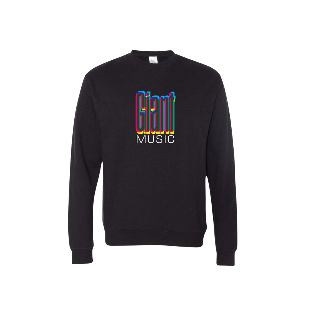 Giant Music Logo Crewneck - Black